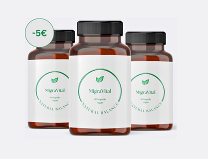 MigraVital - Magnesium, B2, B6, Q10 - value set